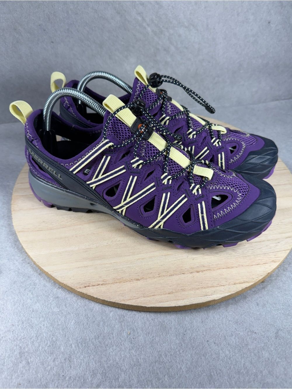 Merrell Purple and Yellow Outdoor Trail Sandals